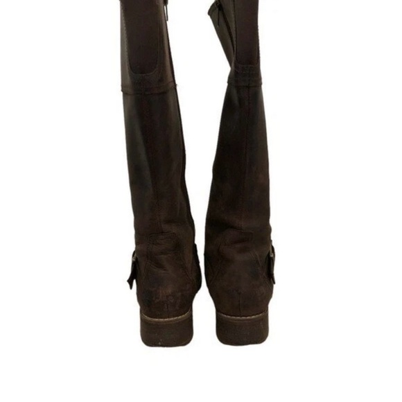 Timberlan Brown Leather Knee-High Boots - Picture 4 of 7